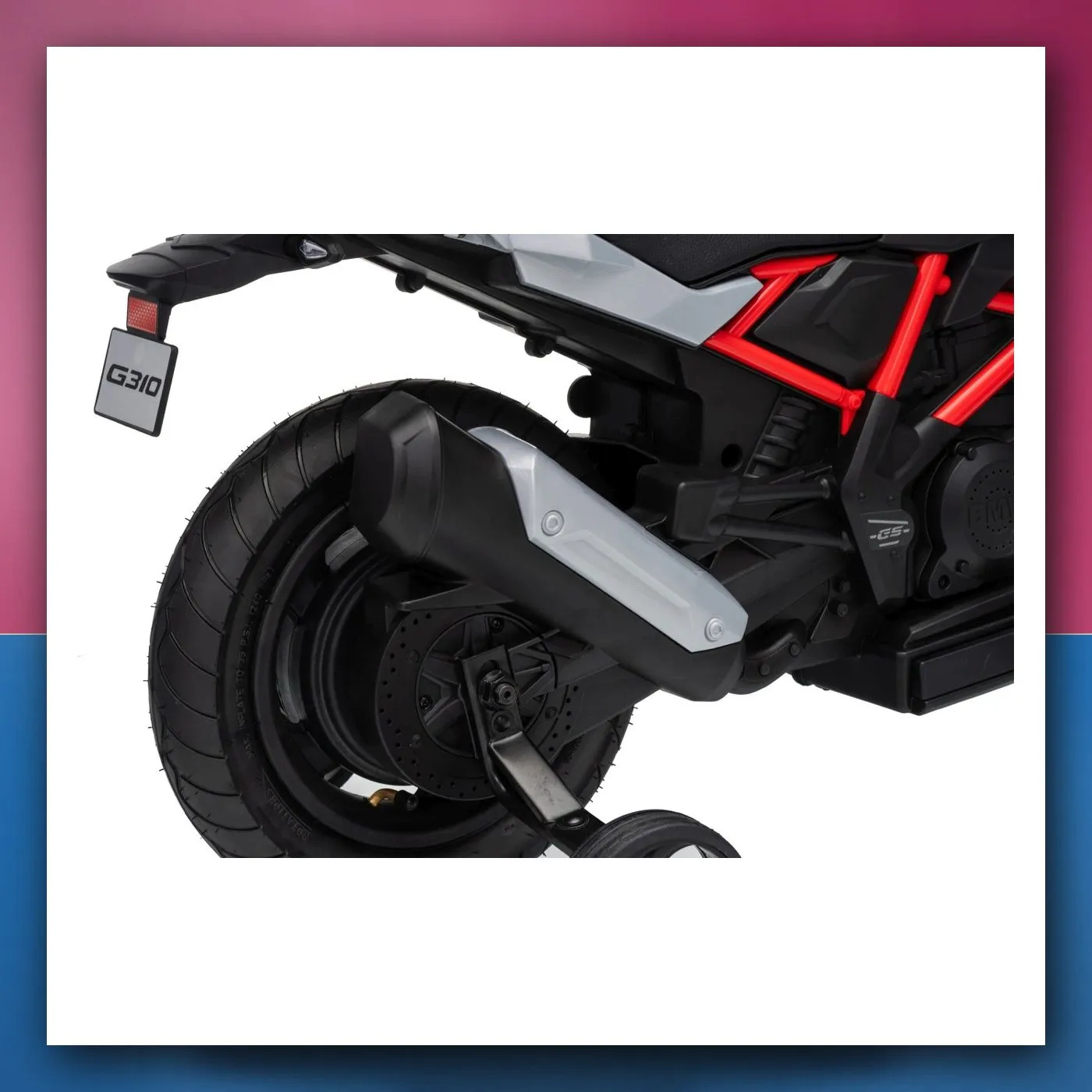 Motocikl na akumulator BMW G310GS plavi - slika 1