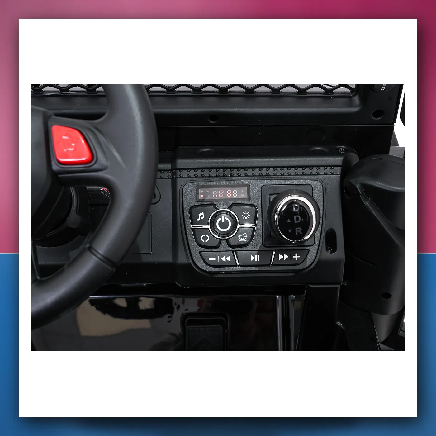 Auto na akumulator Jeep ZVIJER 4x4 crni - slika 1
