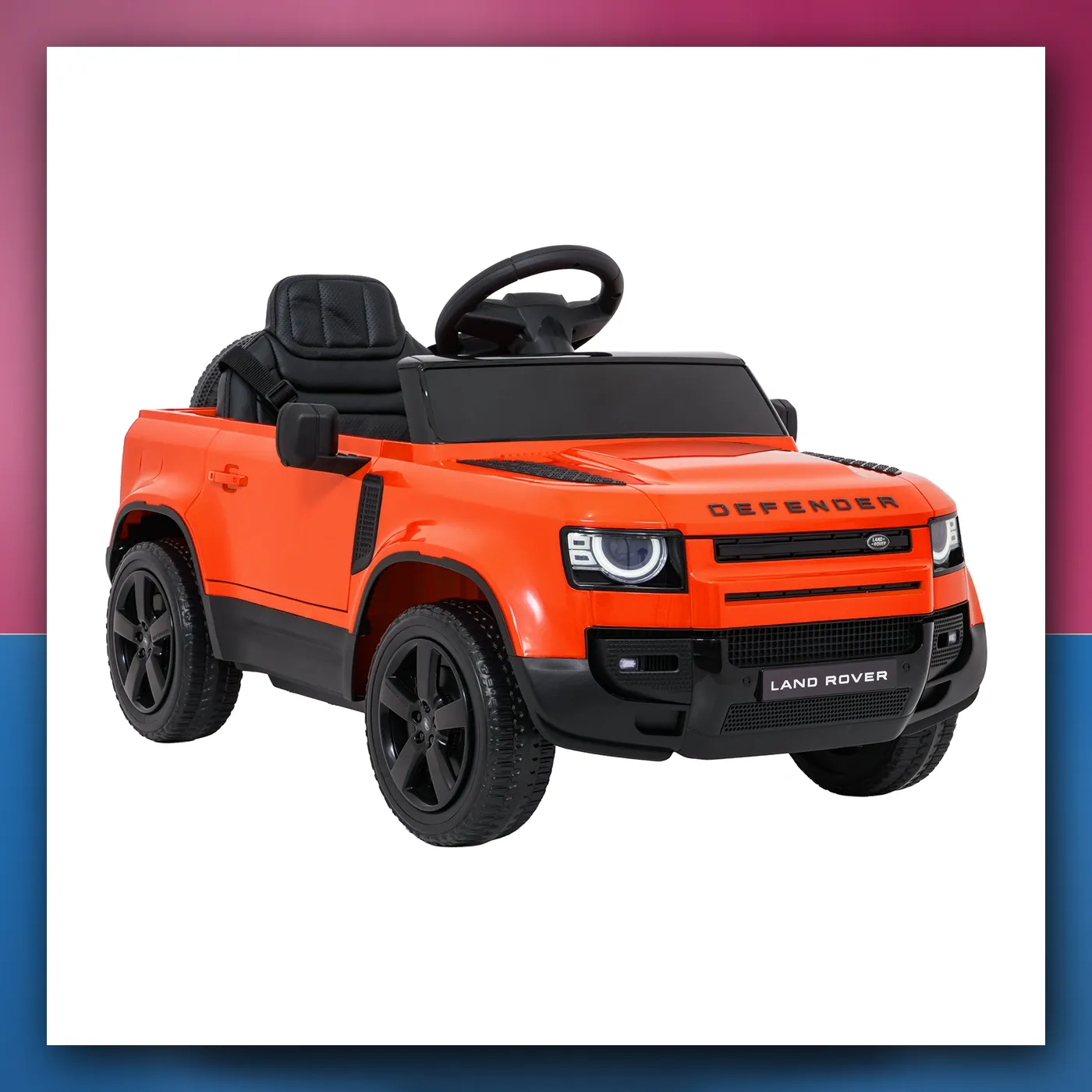 Auto na akumulator Land Rover Defender narančasti