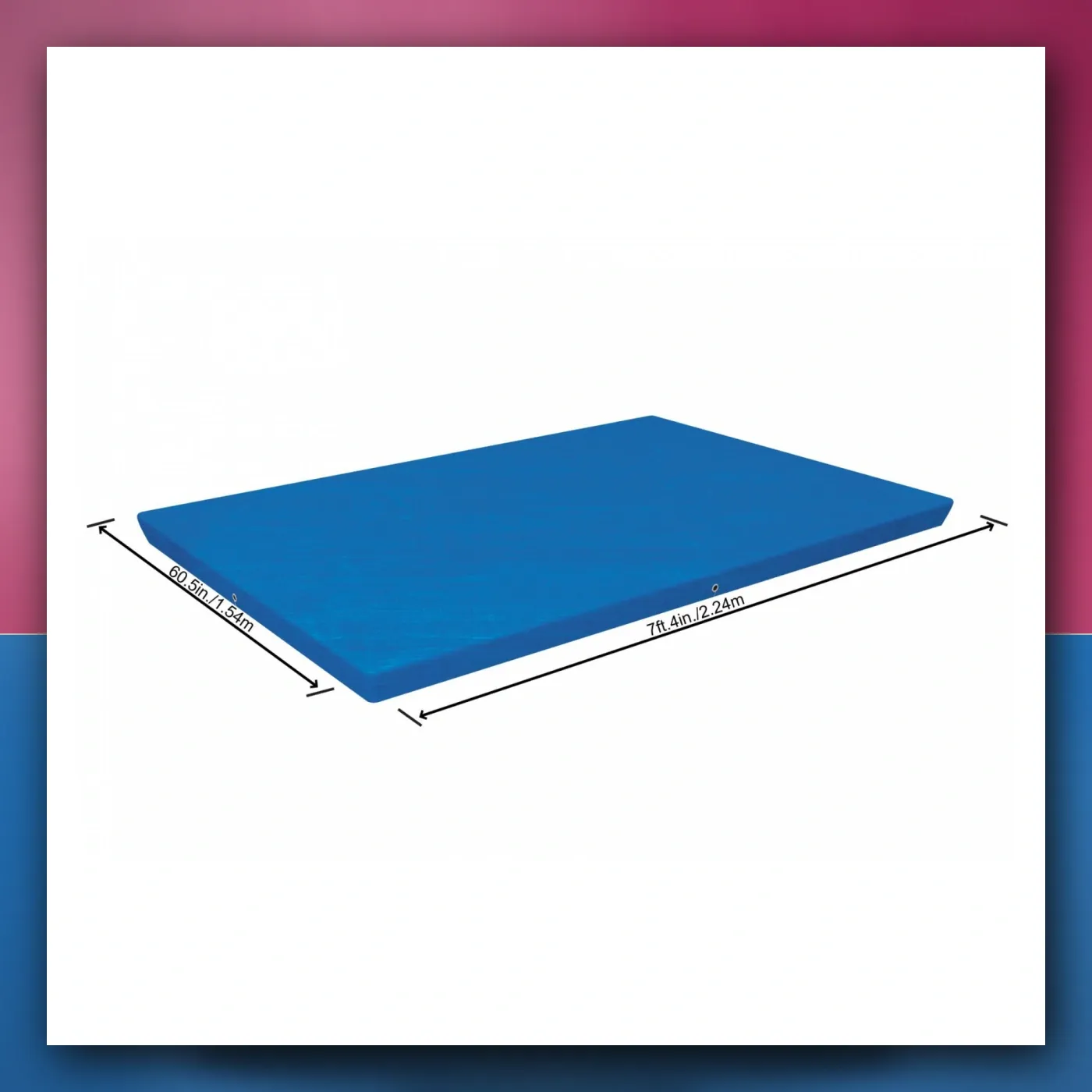 Poklopac 224x154cm na Montažni bazen Čelik Pro 221x150x43cm BESTWAY - slika 1