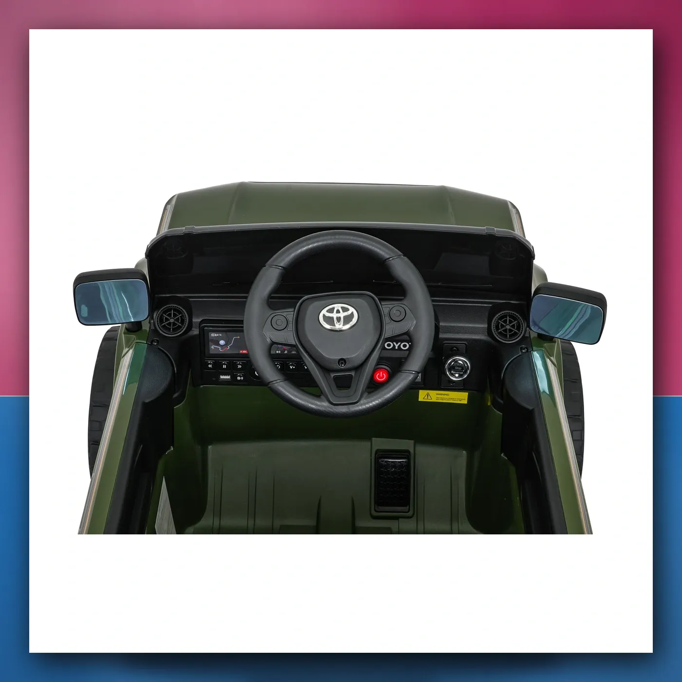 Auto na akumulator Toyota Land Krstarica PRADO zeleni - slika 1