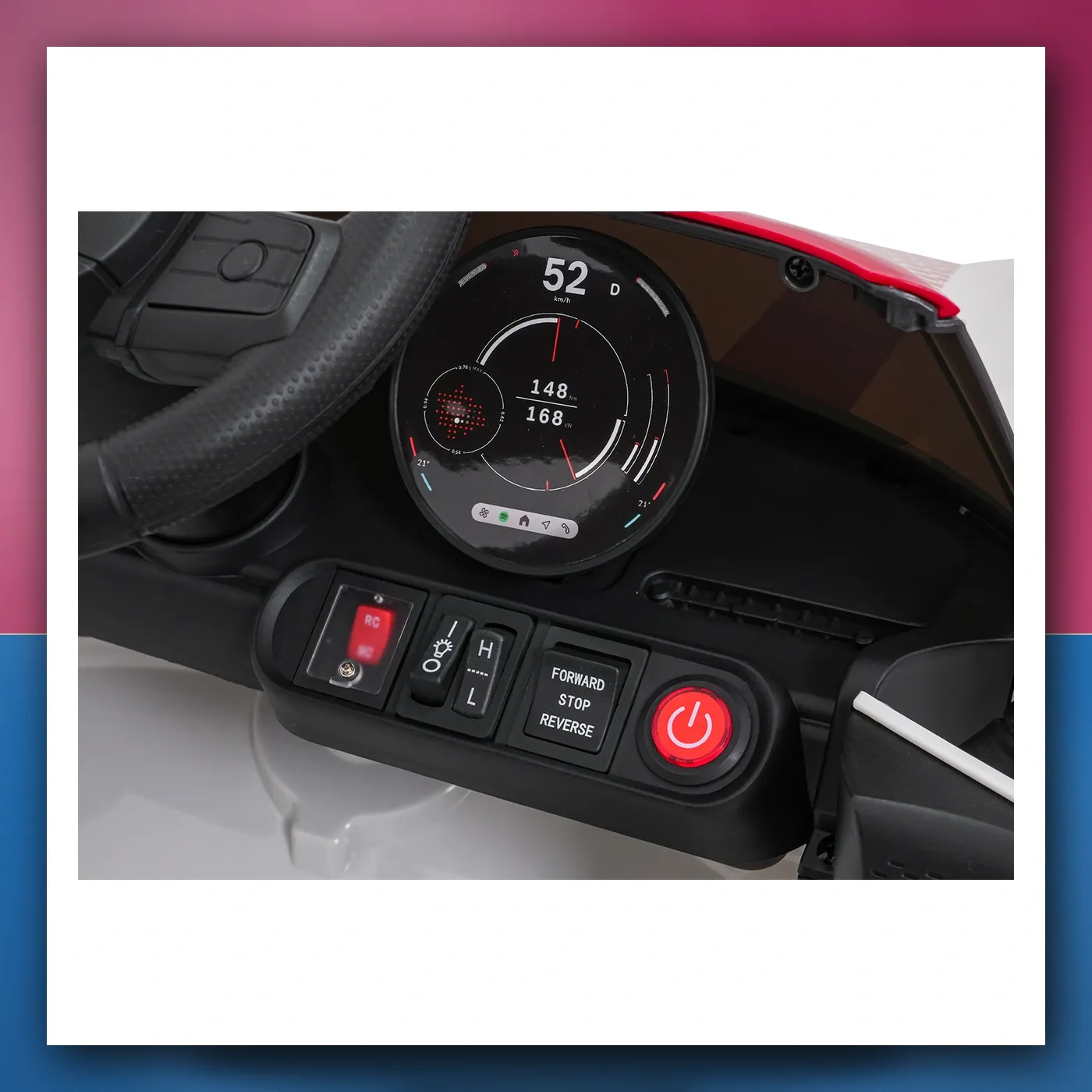 Auto na akumulator Mini Cooper bijeli - slika 1