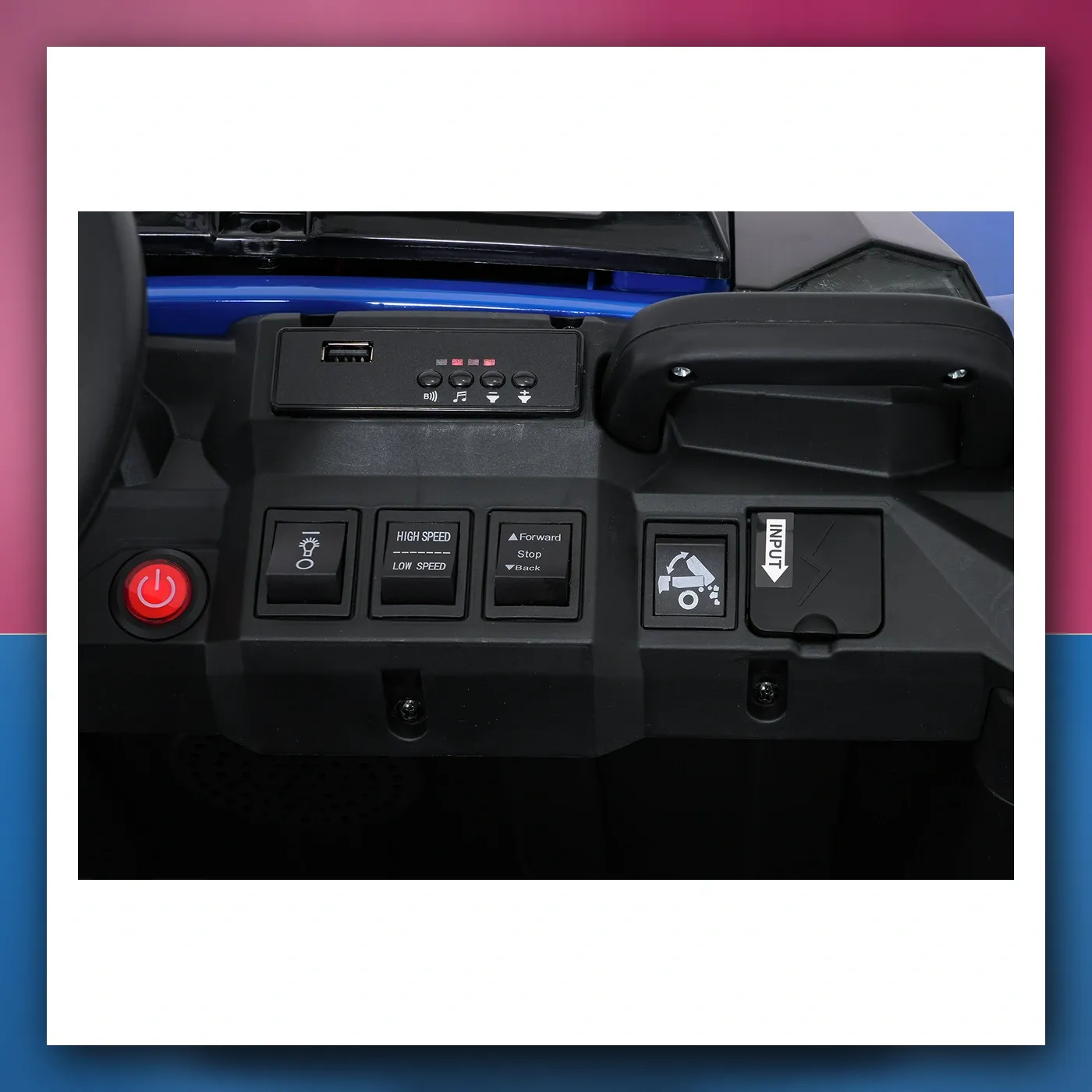 Auto na akumulator Farmer Kamion X - SNAGA plavi - slika 1