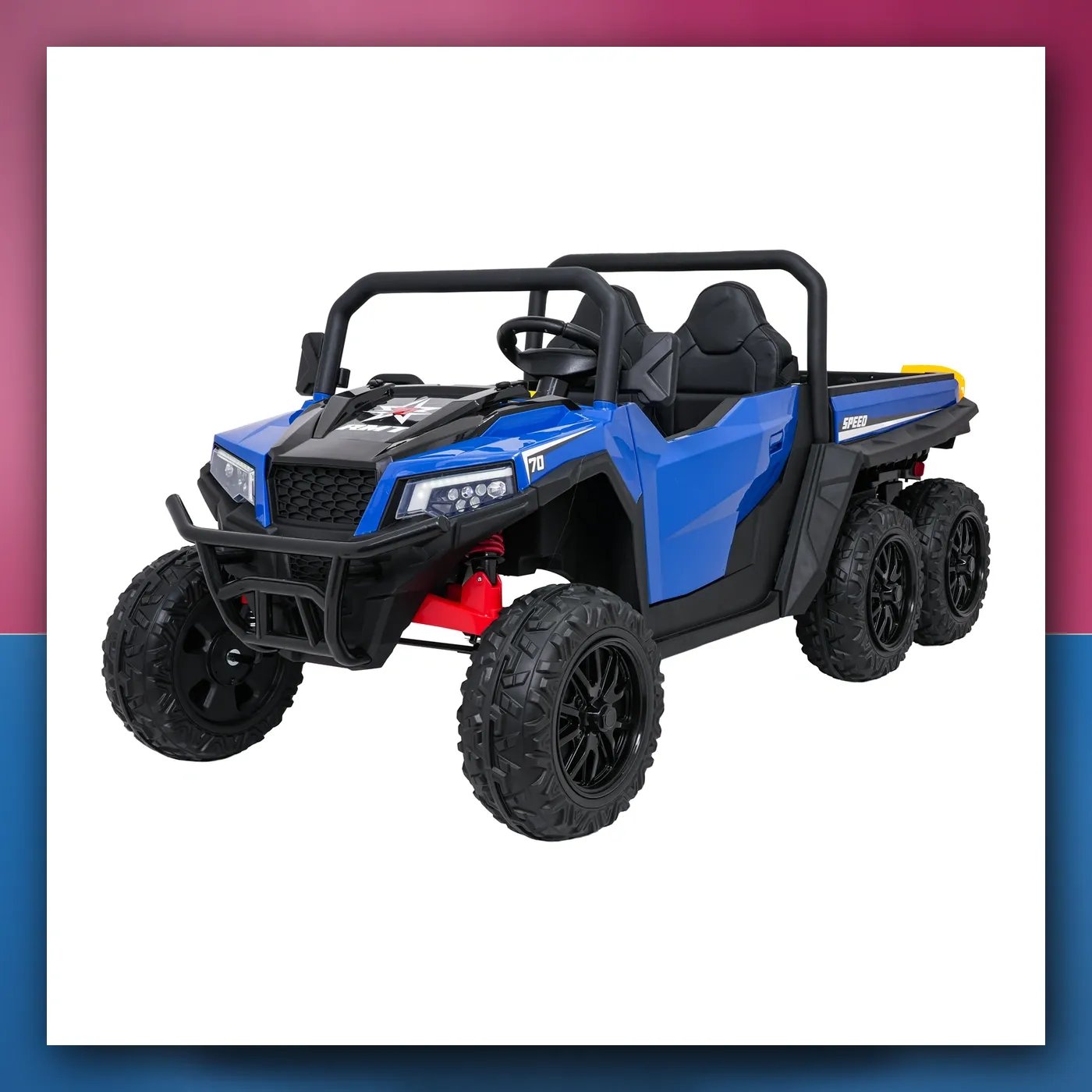 Auto na akumulator Farmer Kamion X - SNAGA plavi - slika 1