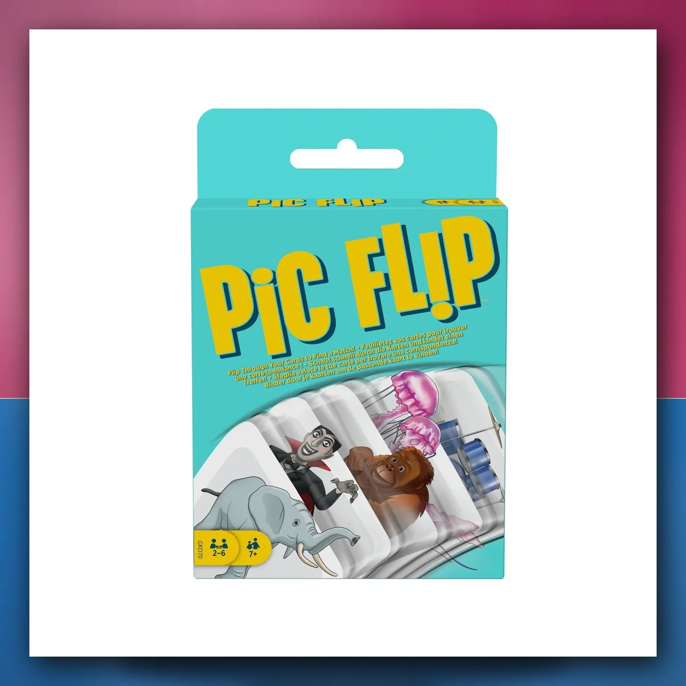 Logična igra kartična Pic Flip za djecu 7 + Igra u asocijacije + 110 kartica s slikama - slika 1