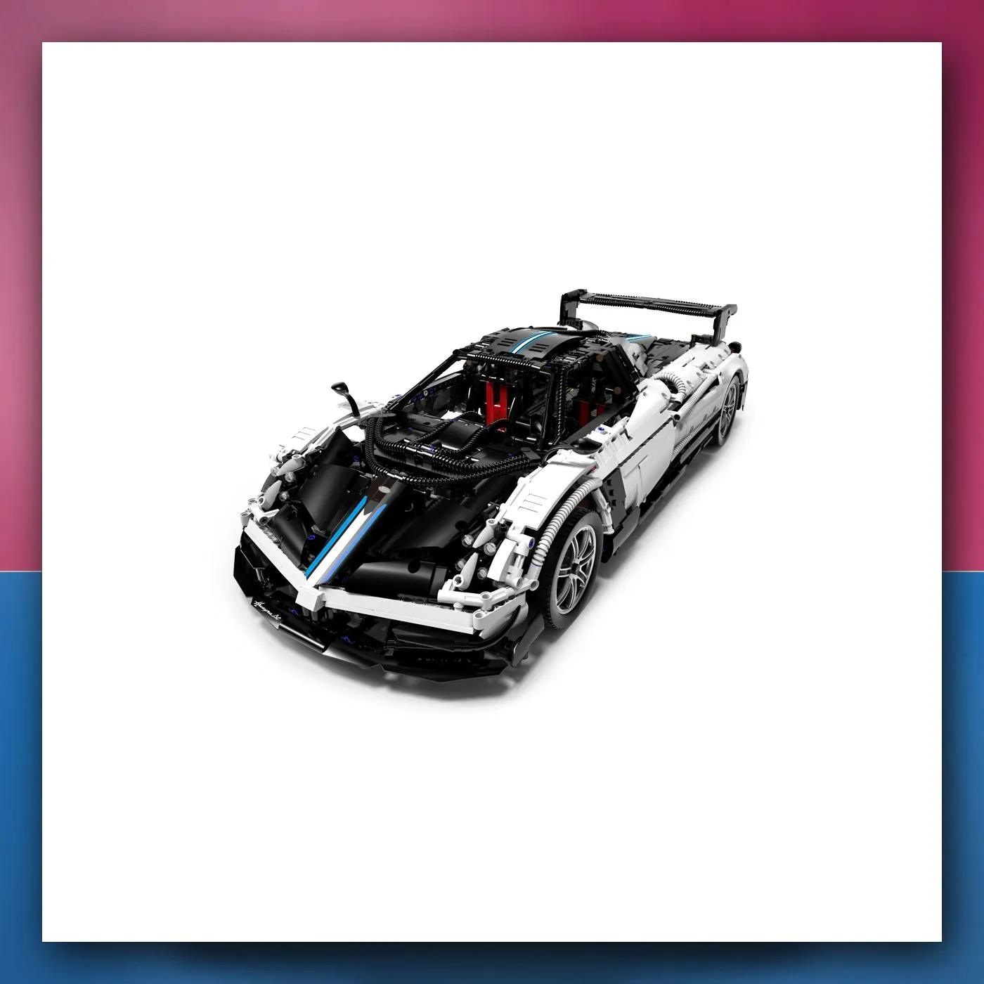 Pagani Huayra RASTAR 1:8 model za sastavljanje 2896 konstrukcijskih kocki
