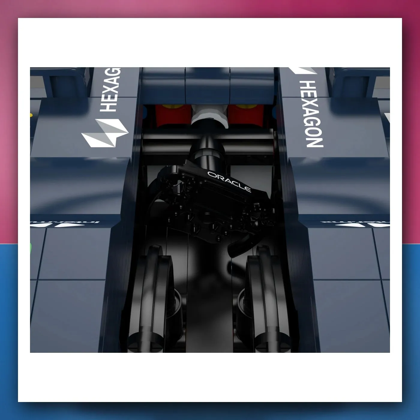 Bolid na daljinsko upravljanje Red Bull F1 RB19 Body Kit 1:16 plavi RASTAR