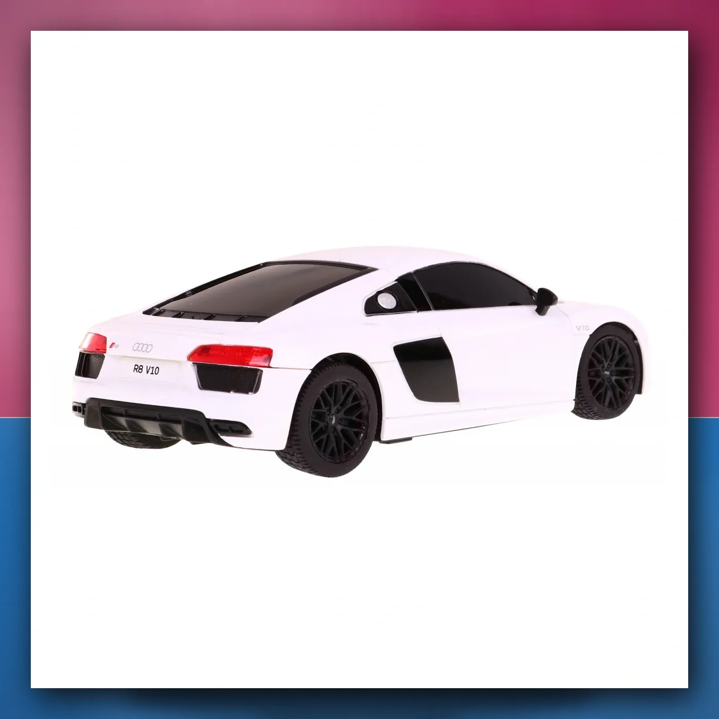Audi R8 bijeli RASTAR model 1:24 autić na daljinsko upravljanje + daljinski upravljač 2,4 GHz - slika 1