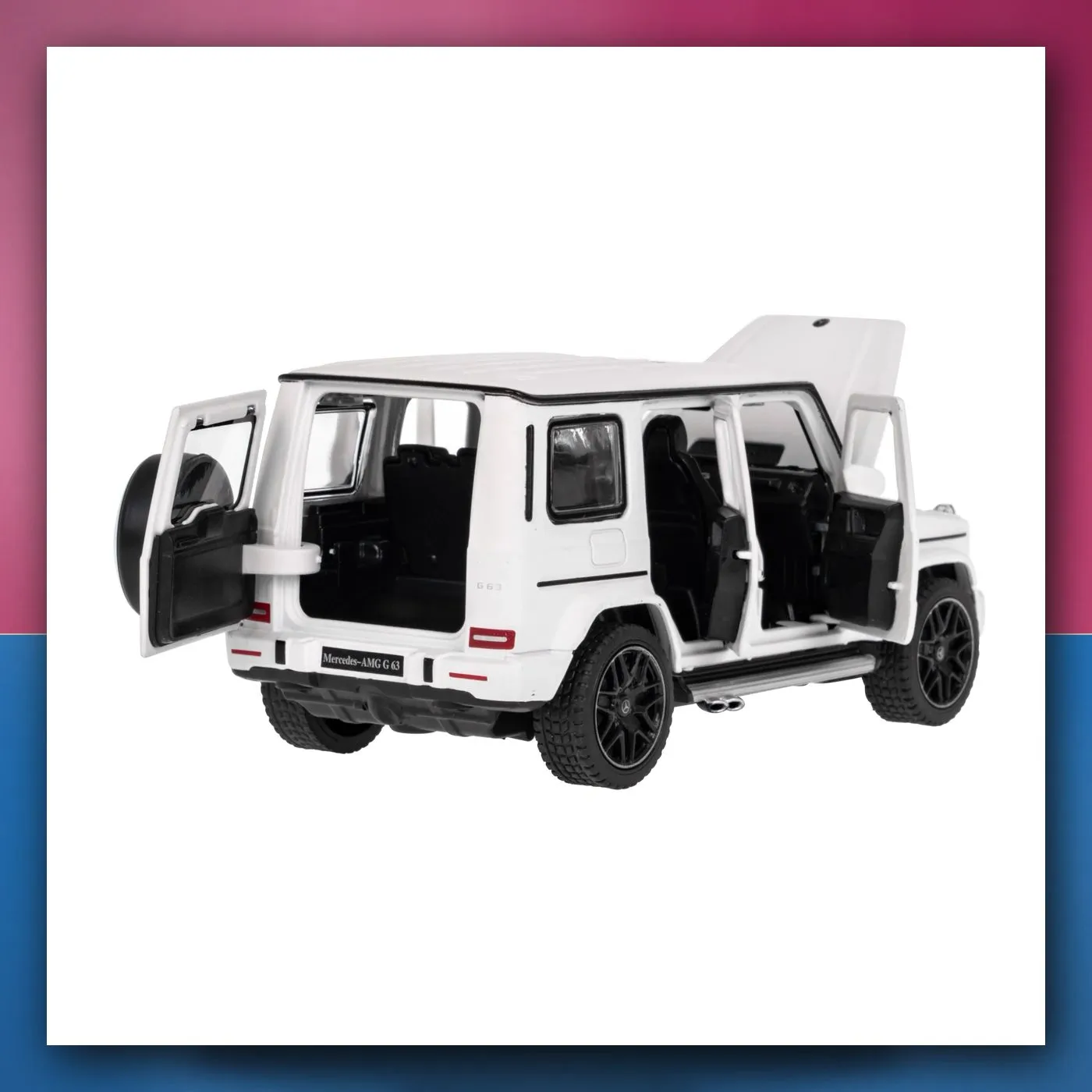Mercedes-AMG G 63 bijeli RASTAR 1:32 metalni model