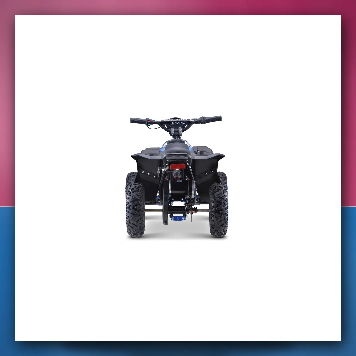Četverocikl E - STAR na akumulator plavi 35km / h + Motor 1000W + Kotači pumpano + Regulacija sjedala - slika 1