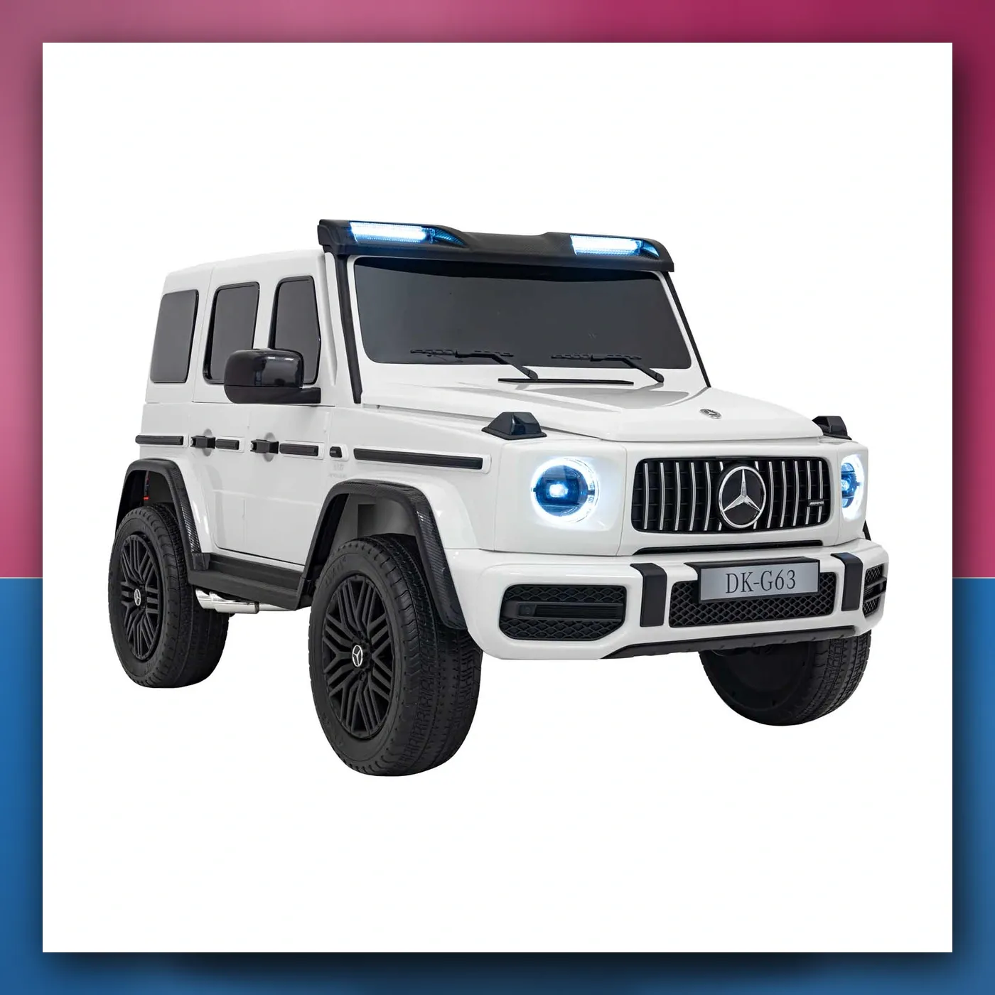 Auto na akumulator Mercedes Benz G63 AMG XXL STRONG bijeli - slika 1