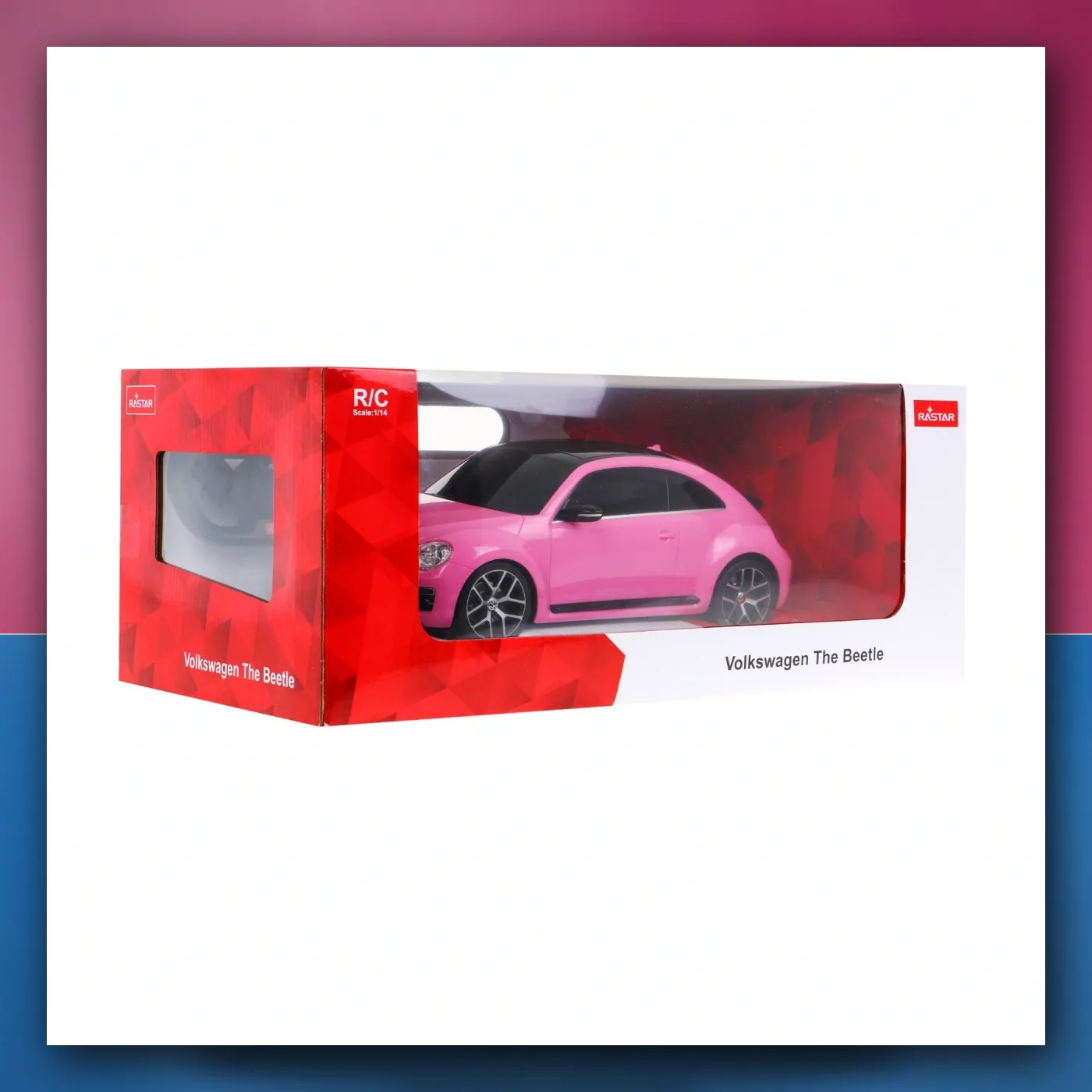 RC autić Volkswagen Buba 1: 14 RASTAR rozi - slika 1