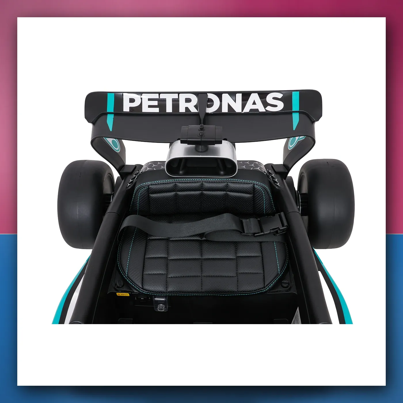 Bolid na akumulator Mercedes-AMG PETRONAS F1 crni s daljinskim upravljačem