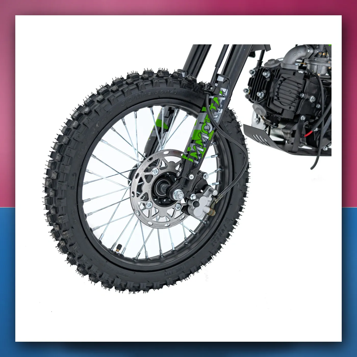 Motor na akumulator Motorni 110CM IMMORTAL zeleni Križ za tinejdžerica - slika 1