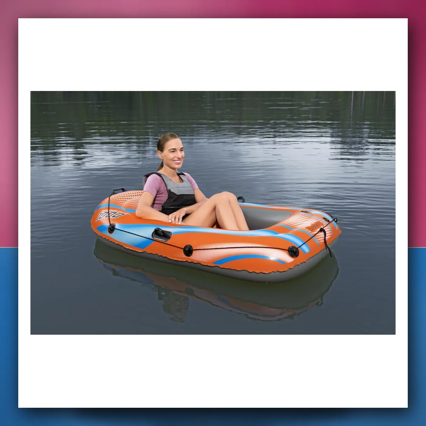 Ponton KONDOR ELITE 1000, 162 cm x 96 cm BESTWAY - slika 1