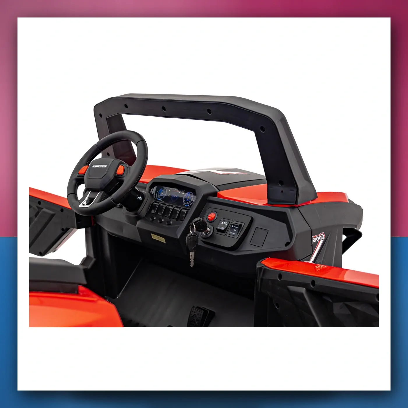 Buggy na akumulator UTV - MX 2000N crveni - slika 1