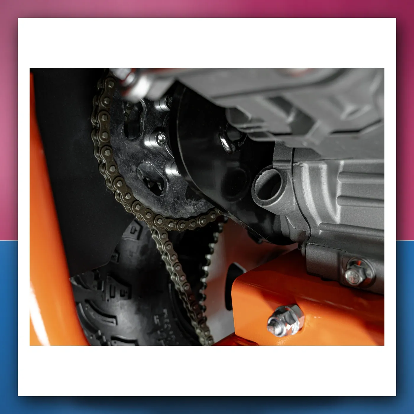 Auto na akumulator Gokart Motorni BLATO MONSTER narančasti - slika 1