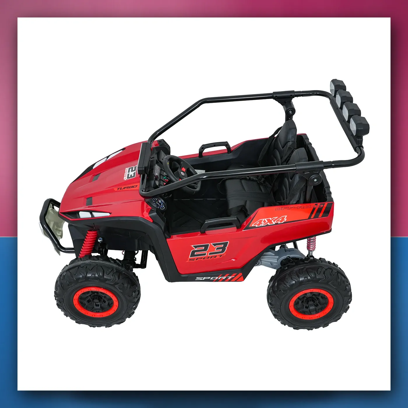 Buggy na akumulator TURBO 23 crveni - slika 1