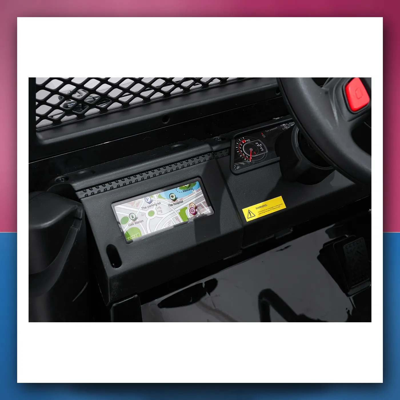 Auto na akumulator Jeep ZVIJER 4x4 crni - slika 1