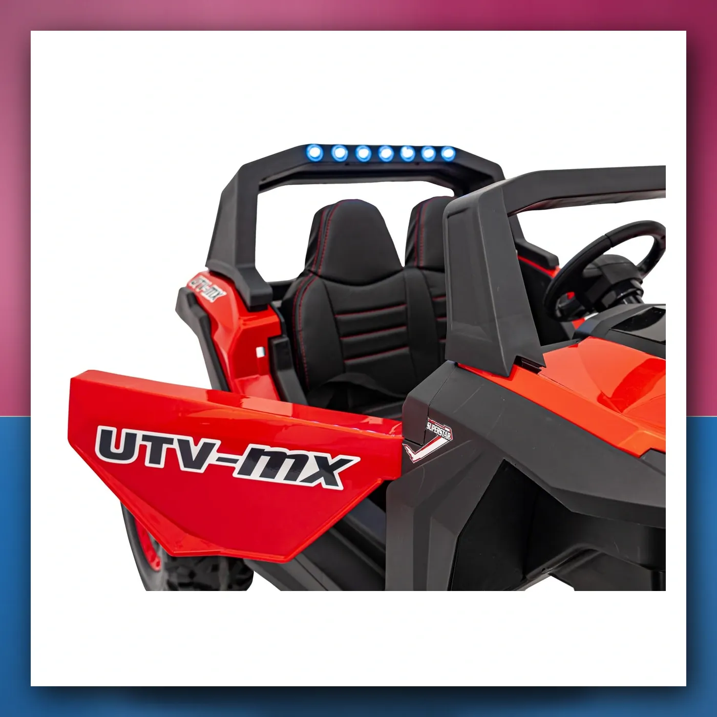 Buggy na akumulator UTV - MX 2000N crveni - slika 1
