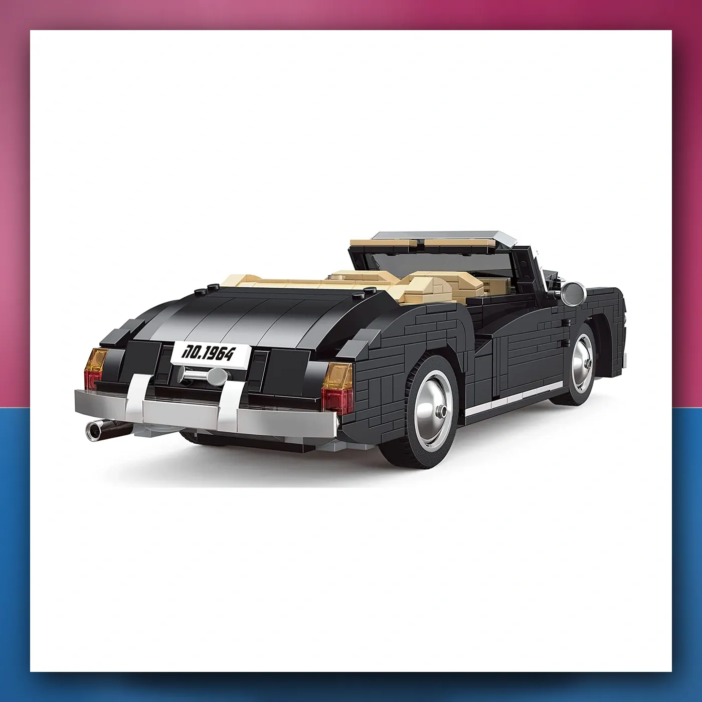 Set kockica Mali auto Retro 1096el. - slika 1