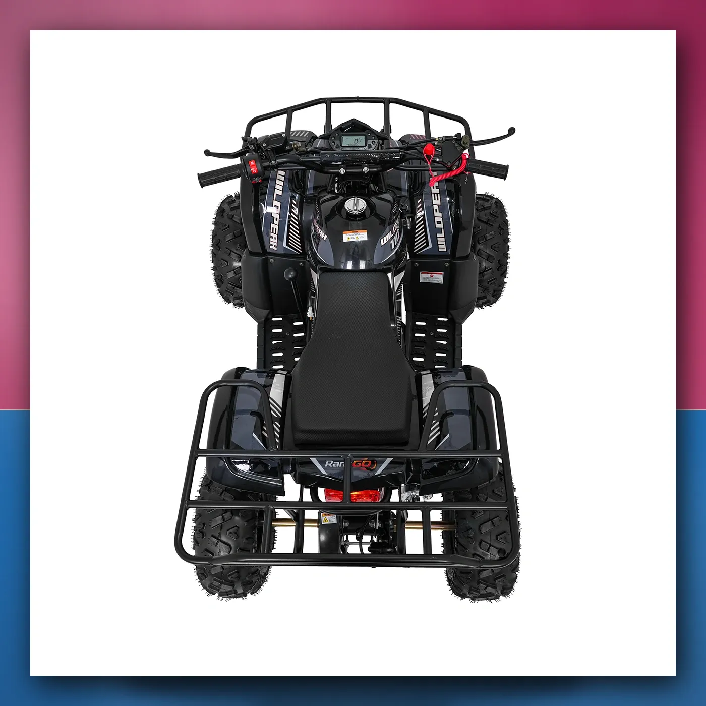 Četverocikl na akumulator Motorni WILDPEAK 110cc crni - slika 1