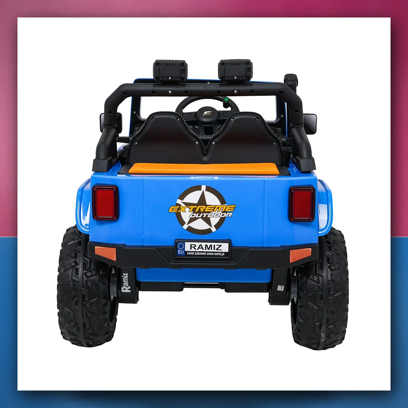 Auto na akumulator Jeep Monster plavi - slika 1