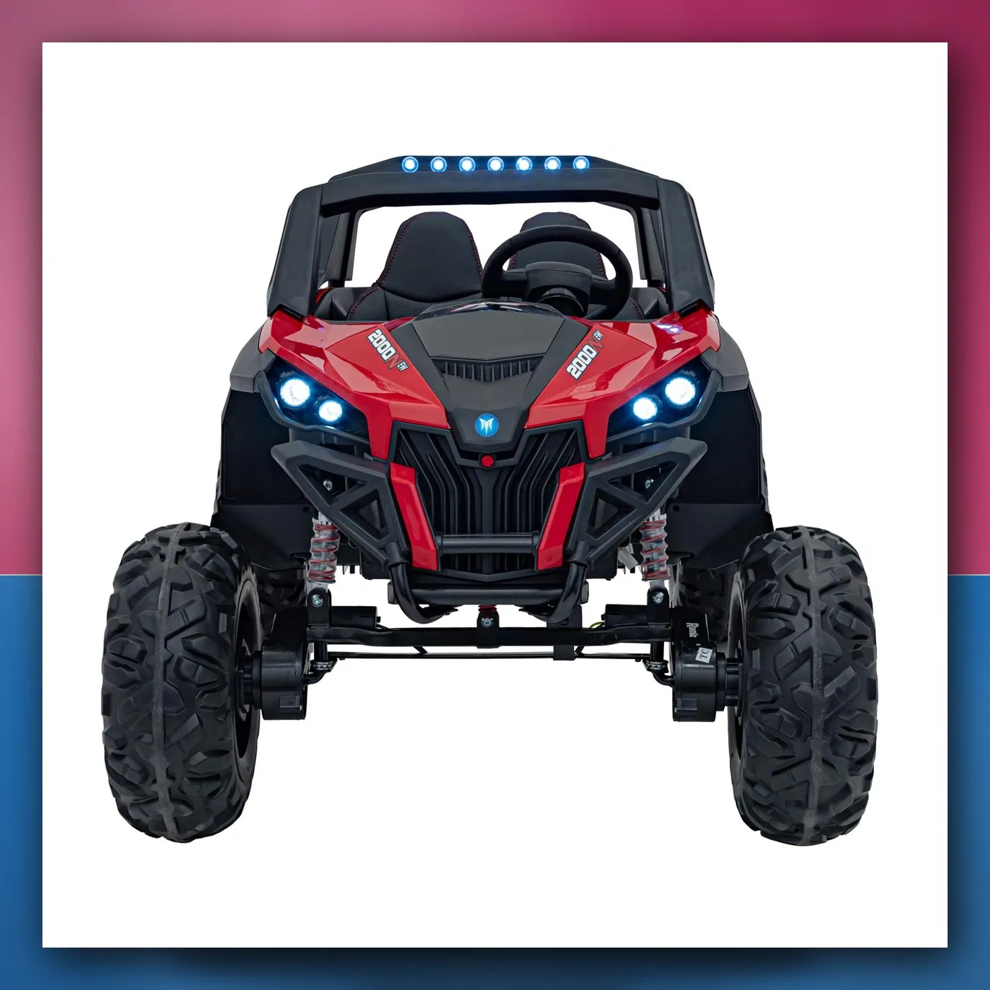 Buggy na akumulator UTV - MX 2000N crveni - slika 1