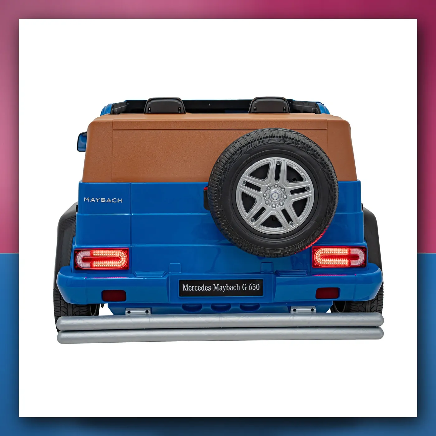 Auto na akumulator Mercedes Benz MAYBACH G650 STRONG plavi - slika 1