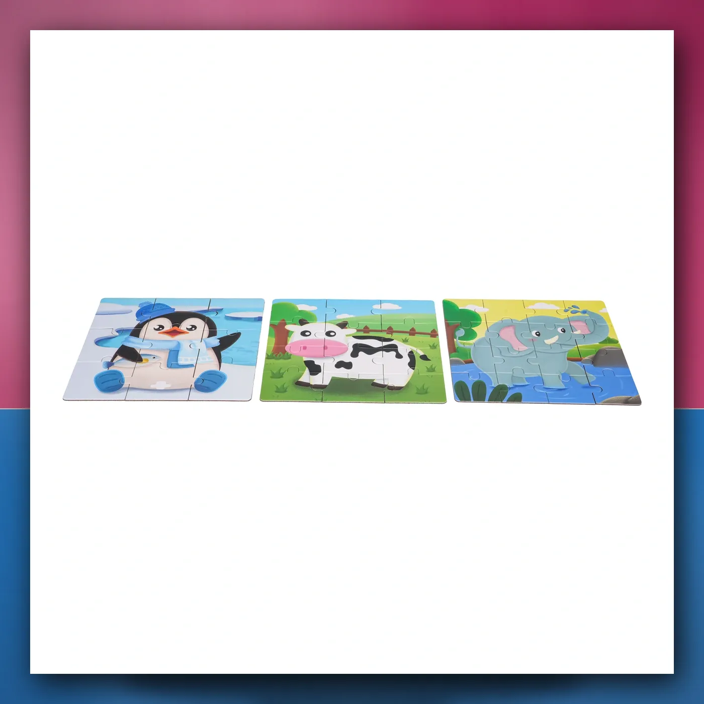 Magnetične Puzzle Životinje + Knjižica - slika 1