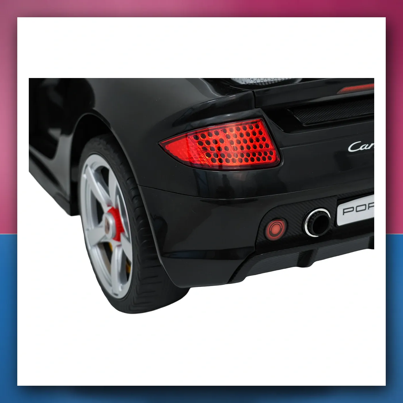 Auto na akumulator Porsche 911 Carrera crni - slika 1