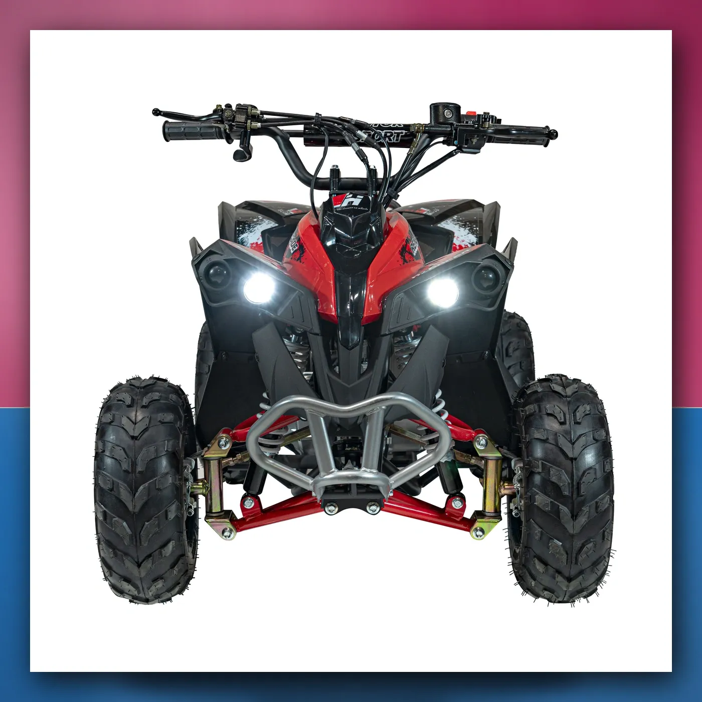 Četverocikl na akumulator Motorni RENEGADE 110CC crveni - slika 1