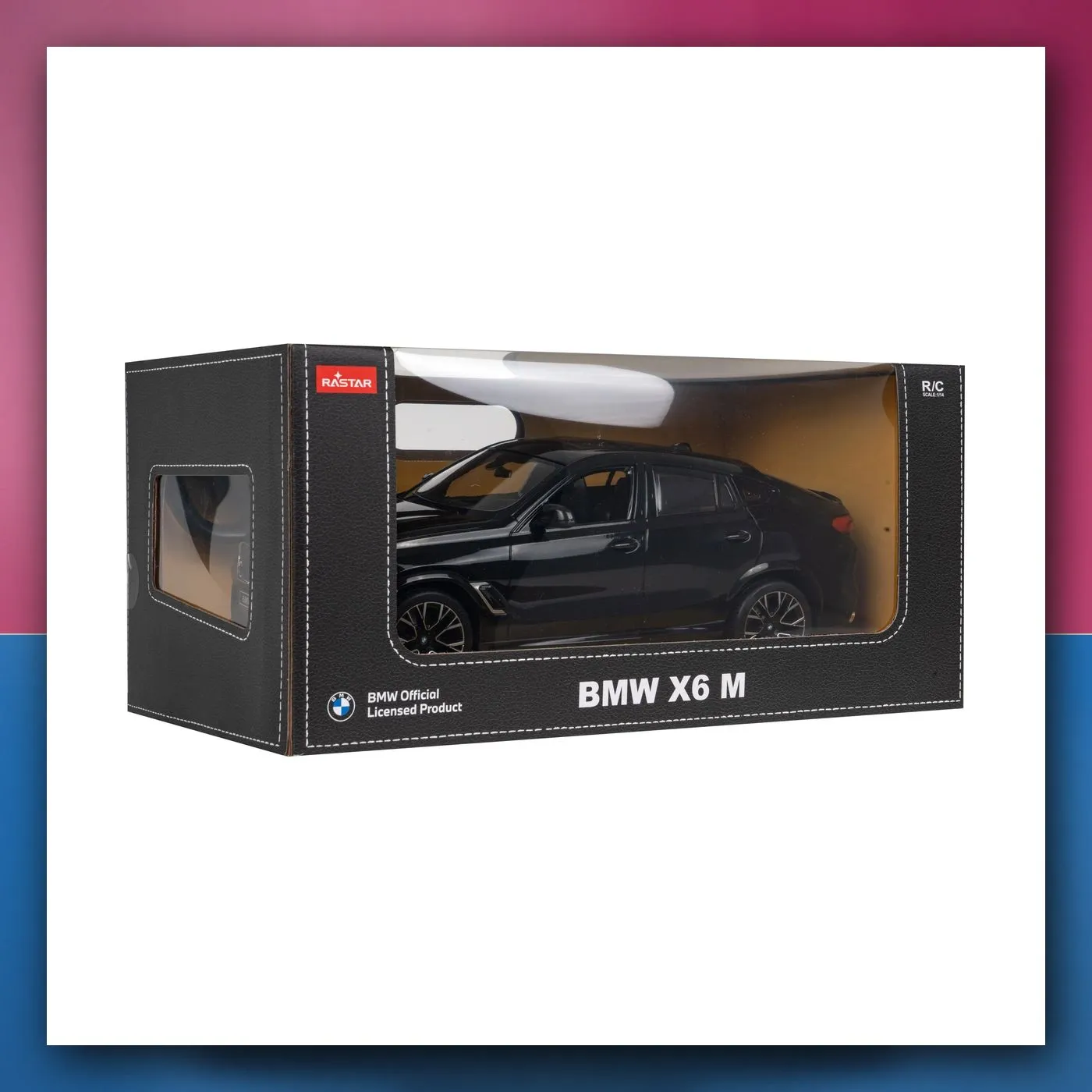 RC BMW X6 M crni RASTAR 1:14 + daljinski upravljač 2,4 GHz