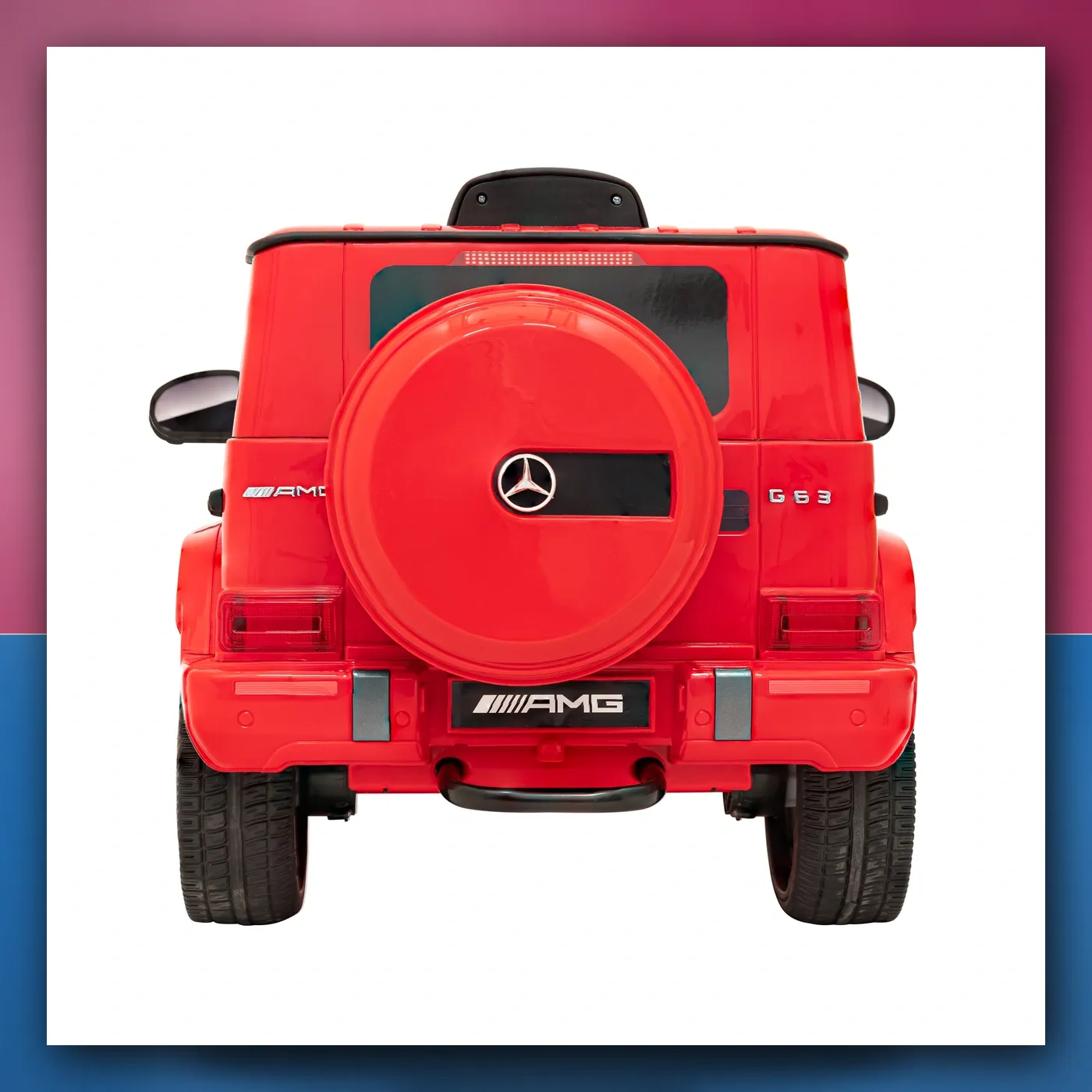 Mercedes AMG G63 za djecu crveni + Daljinski upravljač - slika 1