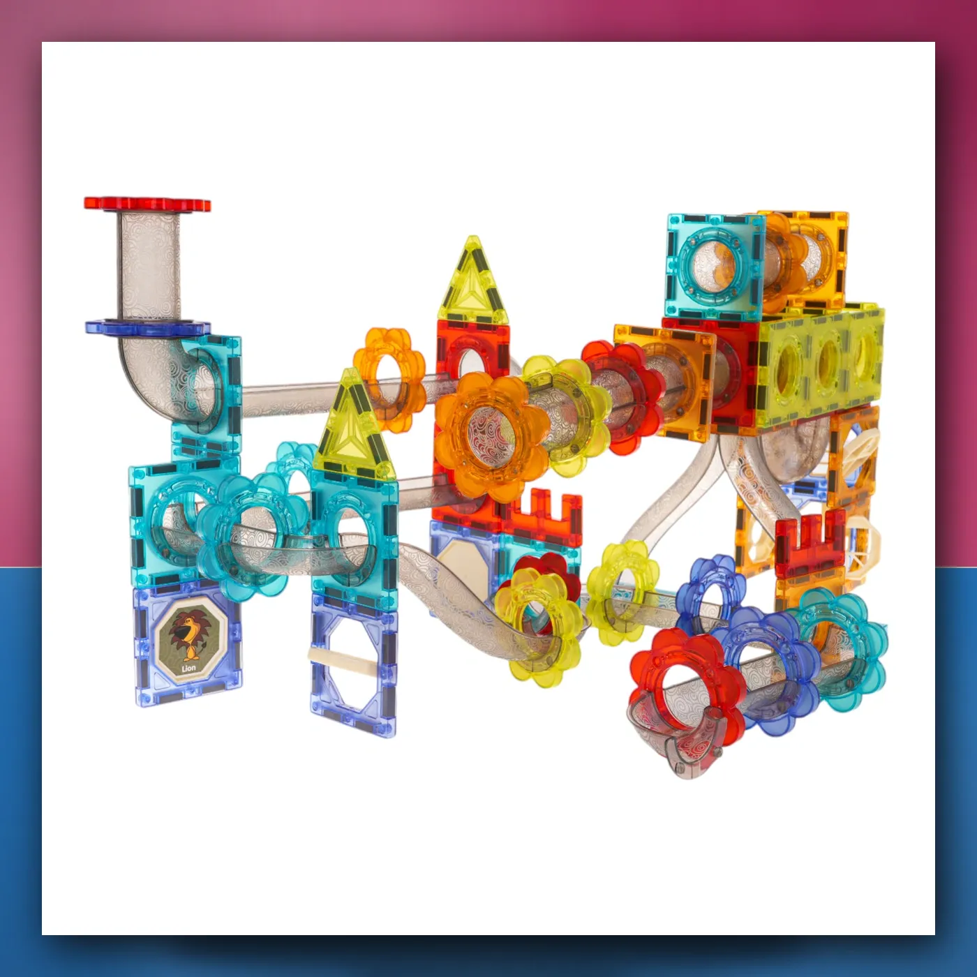 Kocke Magnetične Kuglica Sijajući set 176el. - slika 1