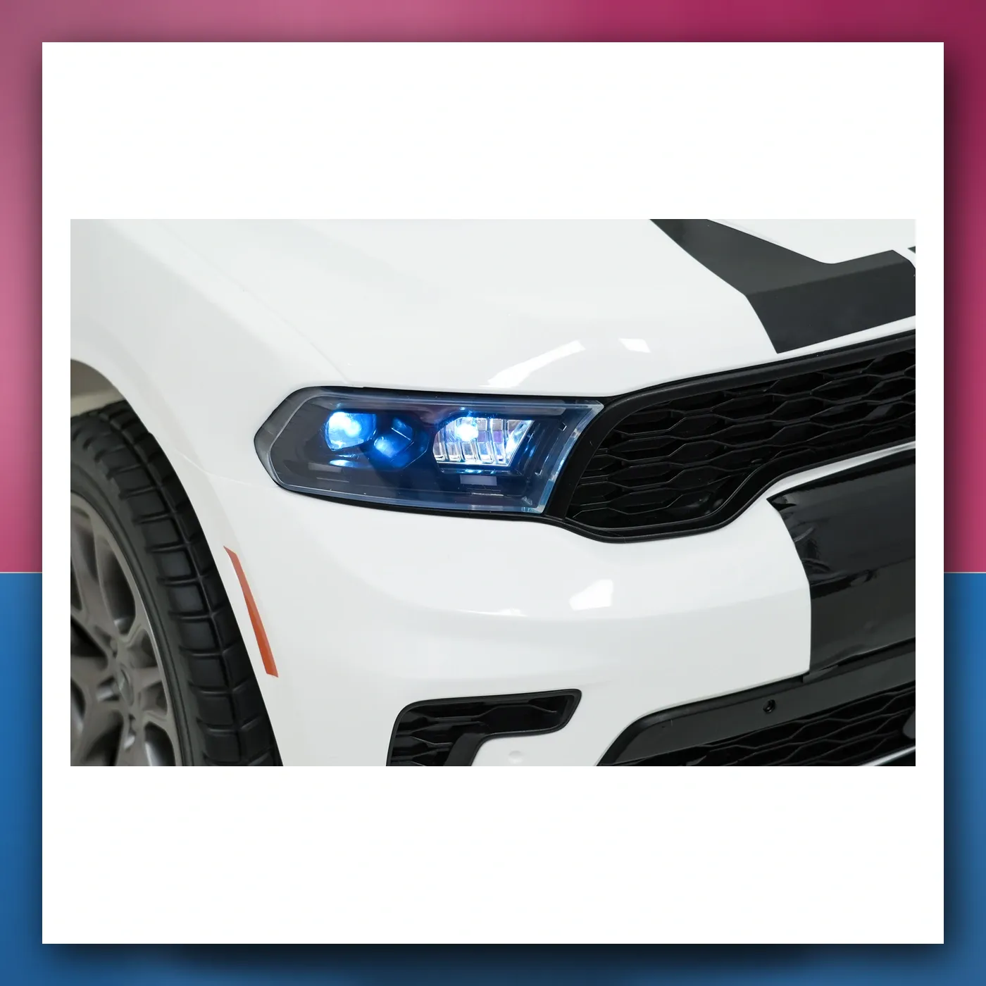 Auto na akumulator Dodge Durango bijeli - slika 1