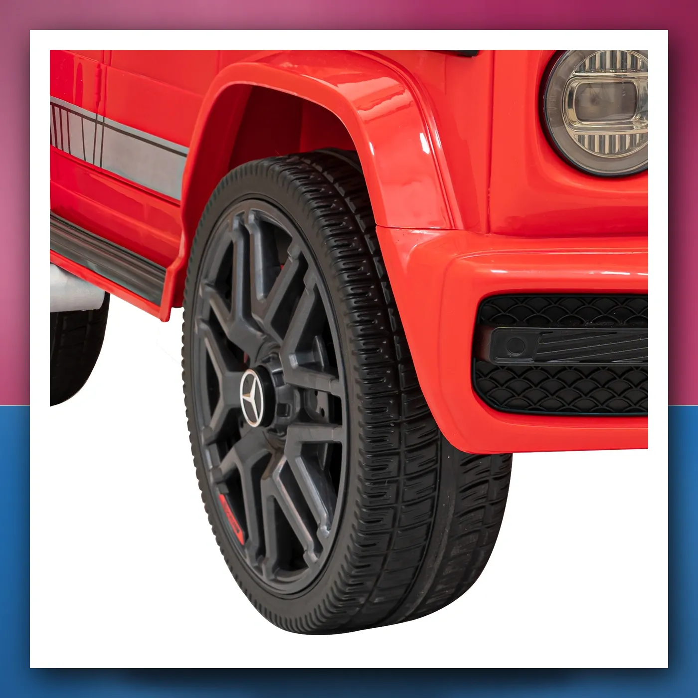 Mercedes AMG G63 za djecu crveni + Daljinski upravljač - slika 1
