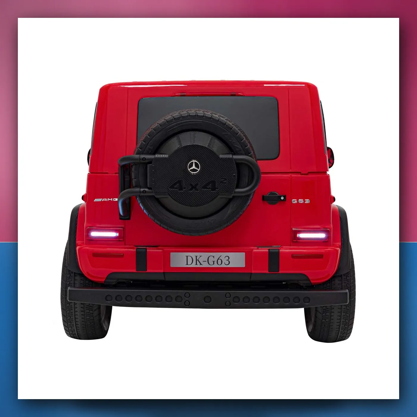 Auto na akumulator Mercedes Benz G63 AMG XXL STRONG crveni - slika 1