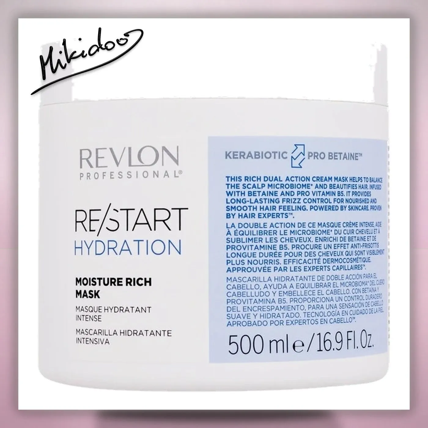 Re/Start Hydration Moisture Rich Mask | Revlon Professional | Maska za kosu | 500ml