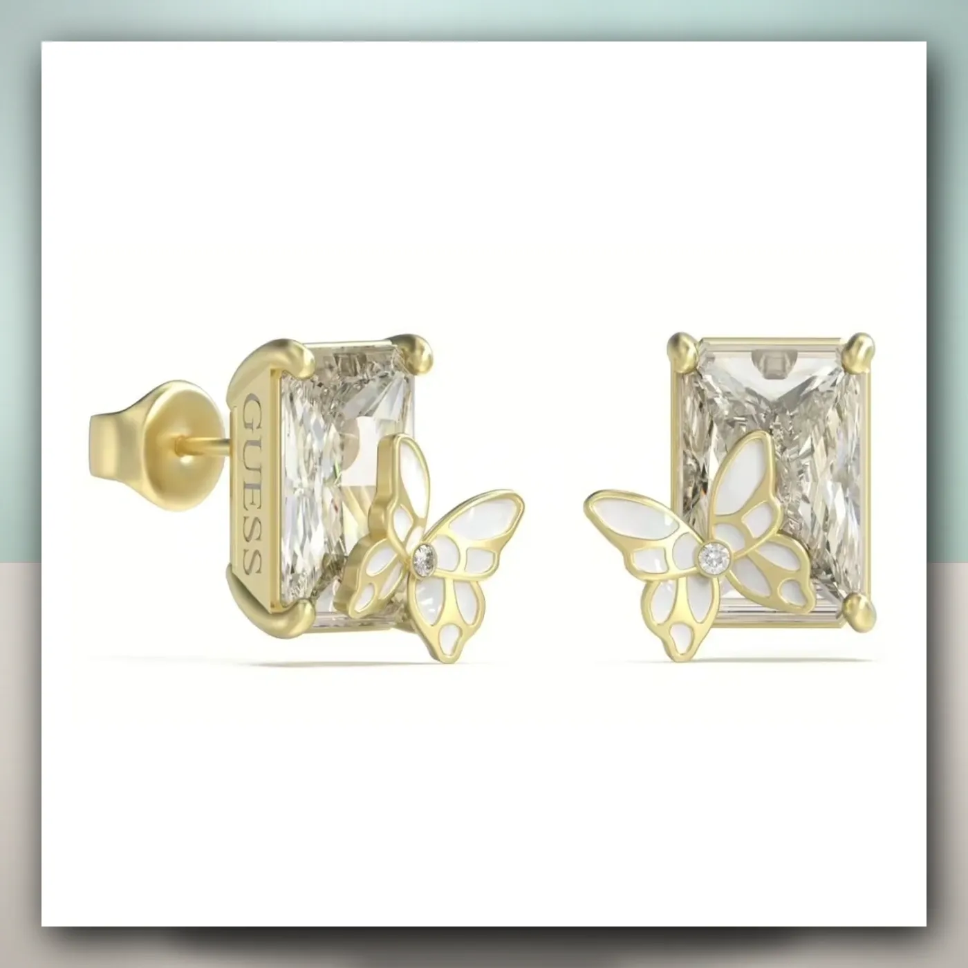 Naušnice Guess JUBE04099JWYGT/U