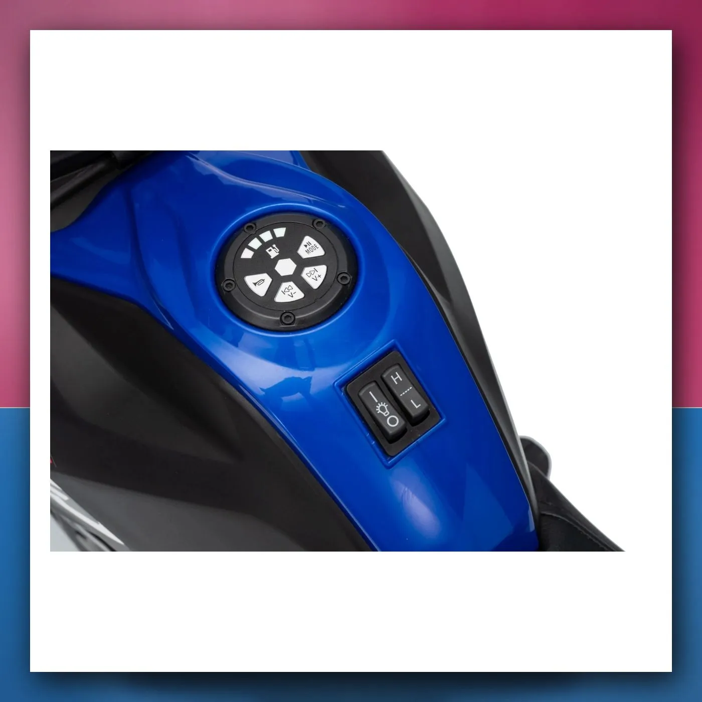Motocikl na akumulator BMW G310GS plavi - slika 1