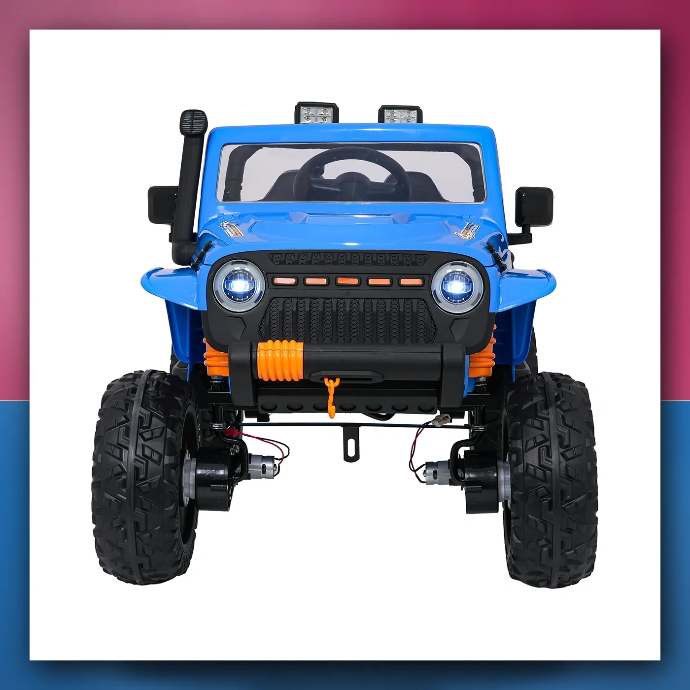 Auto na akumulator Jeep Monster plavi - slika 1
