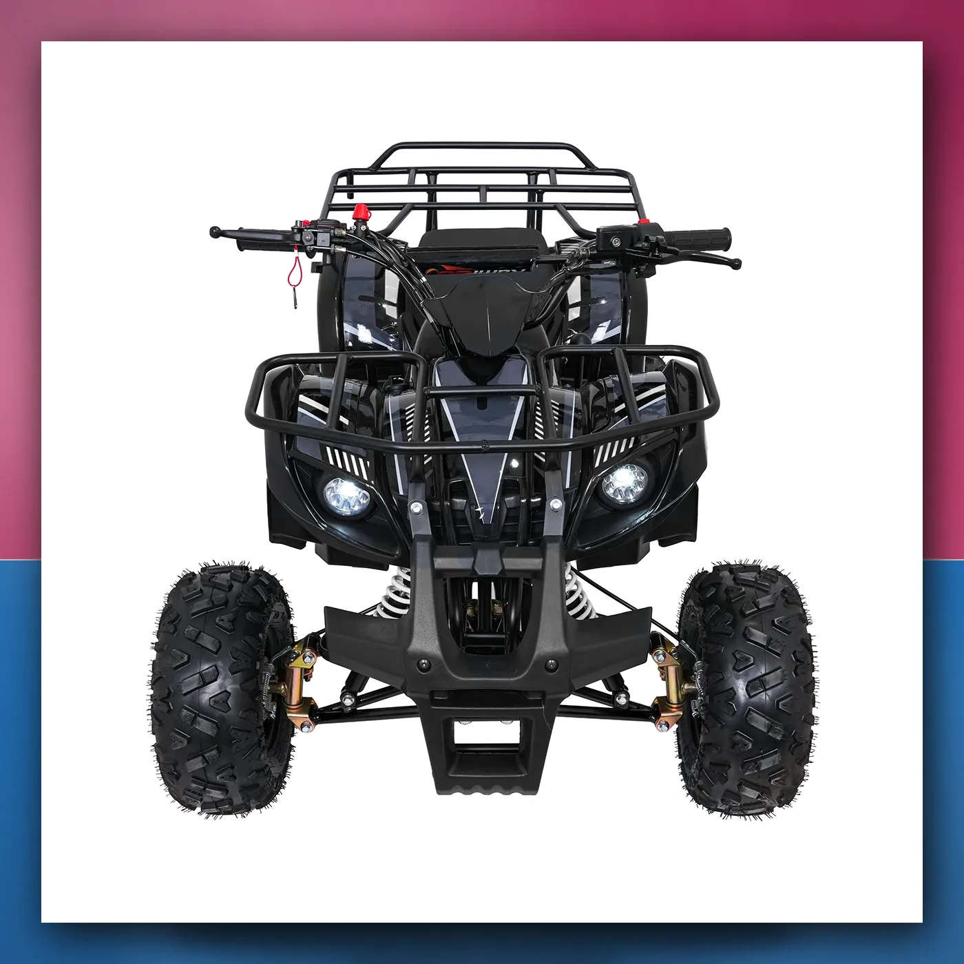 Četverocikl na akumulator Motorni WILDPEAK 110cc crni - slika 1
