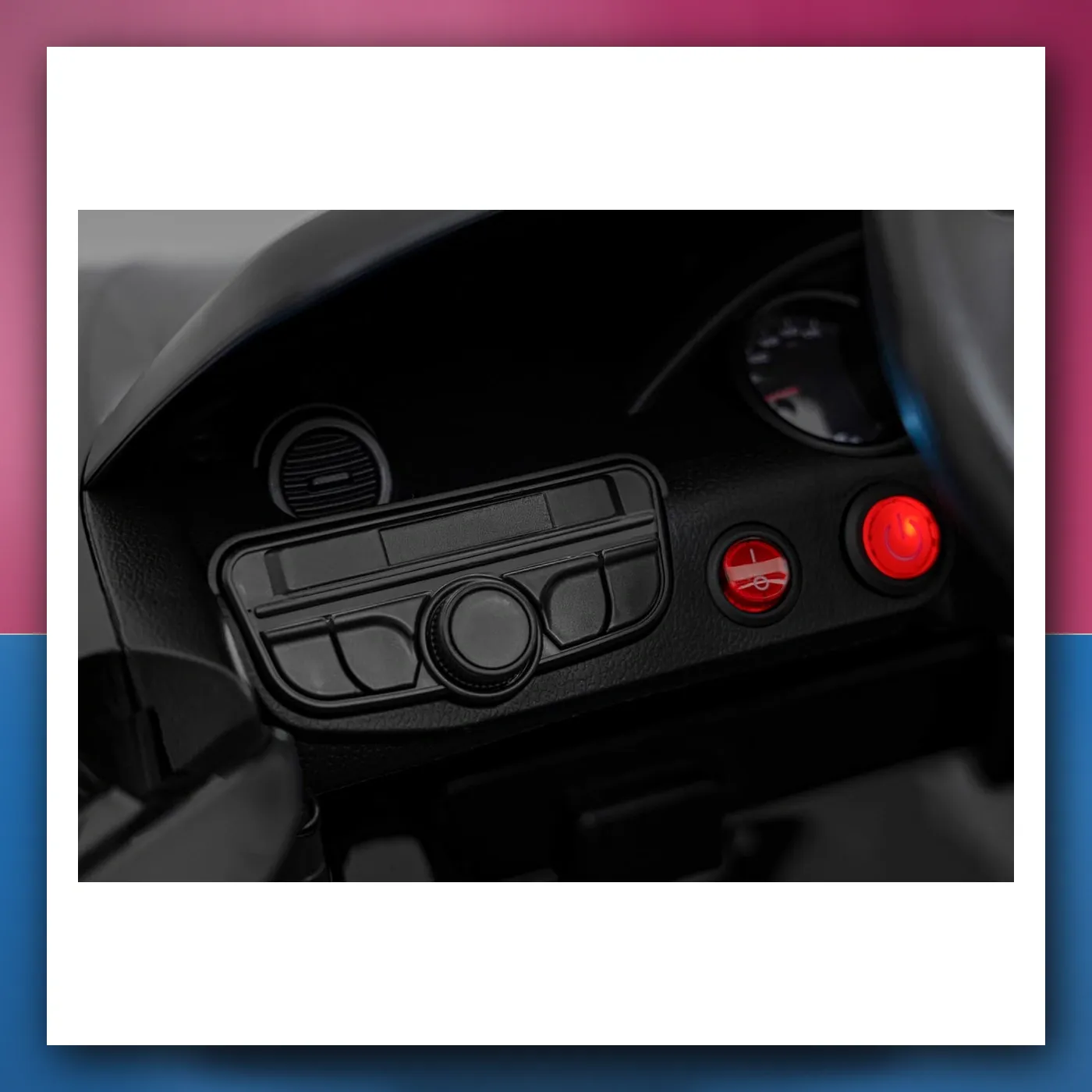 Auto na akumulator Porsche Spyder RS 718 crni MP4 - slika 1