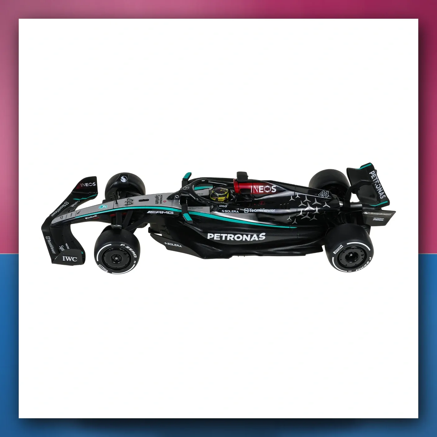 Bolid R / C 1: 12 Mercedes - AMG F1 W15 E Performance crni RASTAR - slika 1