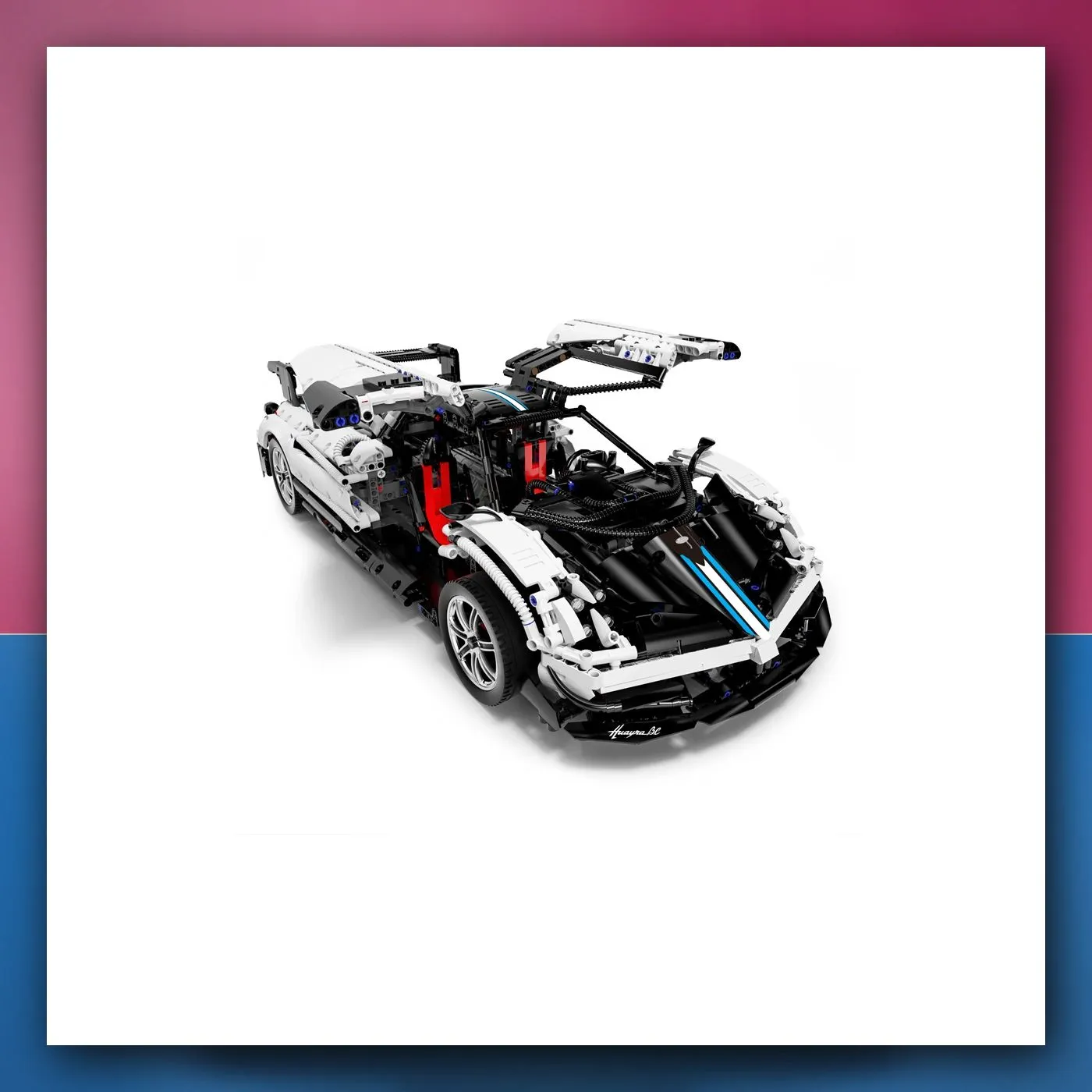 Pagani Huayra RASTAR 1:8 model za sastavljanje 2896 konstrukcijskih kocki