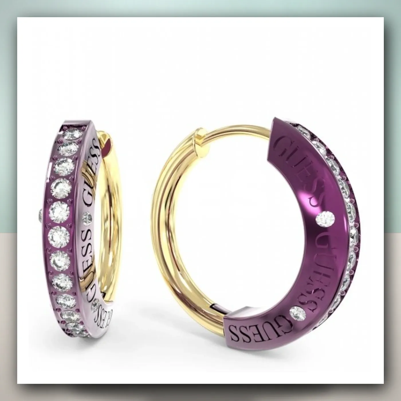 Naušnice Guess JUBE03253JWYGPPT/U