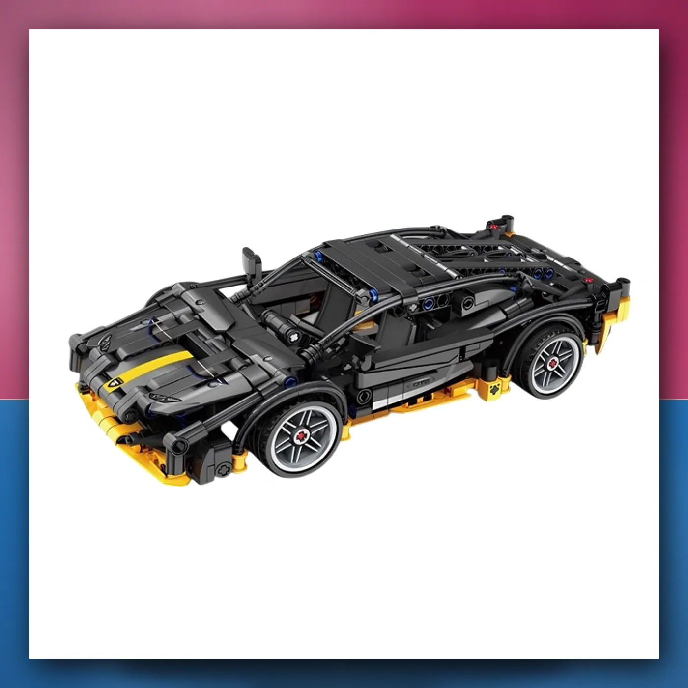 Set kockica Auto Sportske crne 589el. - slika 1