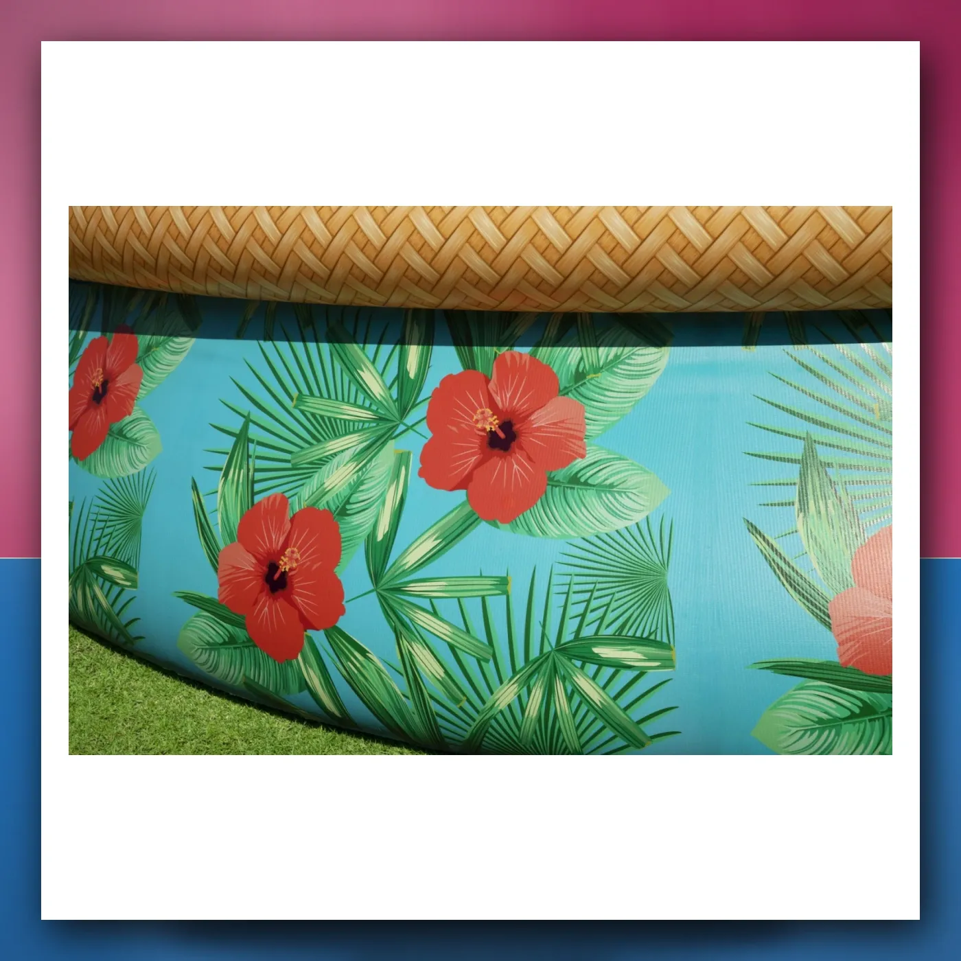 Bazenić razuporni s Tušem za djecu Tropski 457x84cm 15FT BESTWAY - slika 1