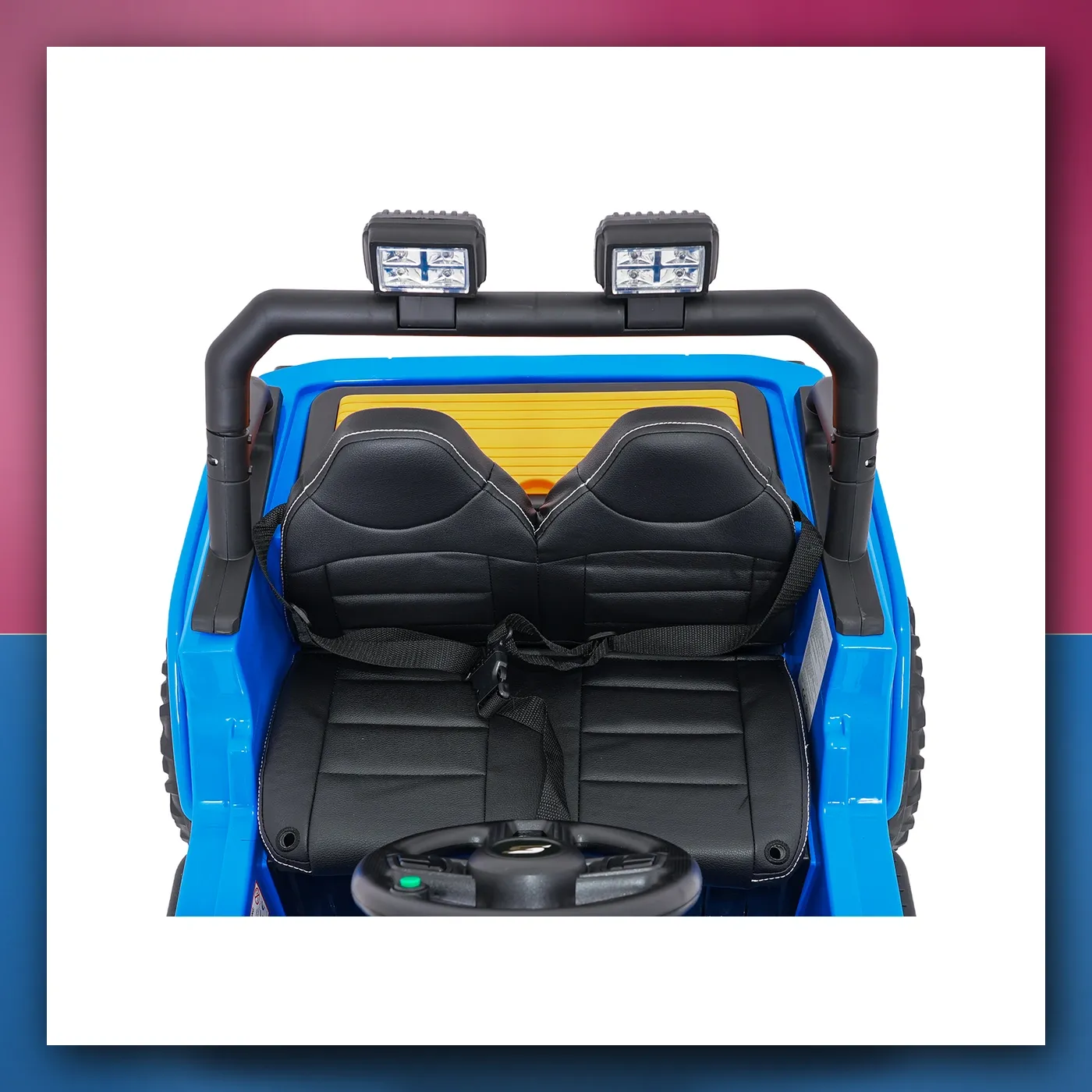 Auto na akumulator Jeep Monster plavi - slika 1
